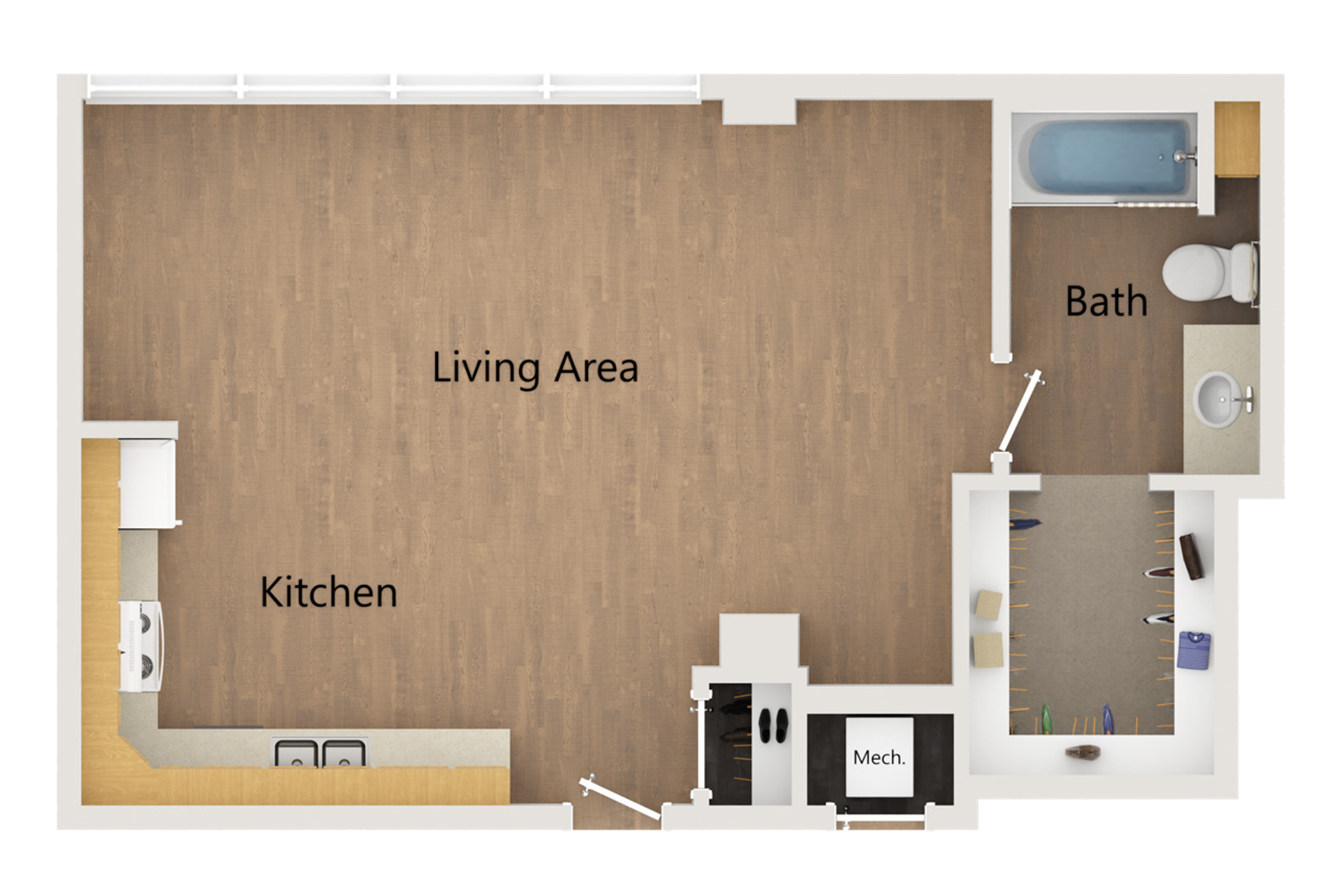 Kansas City Apartment: 1004 Baltimore Ave