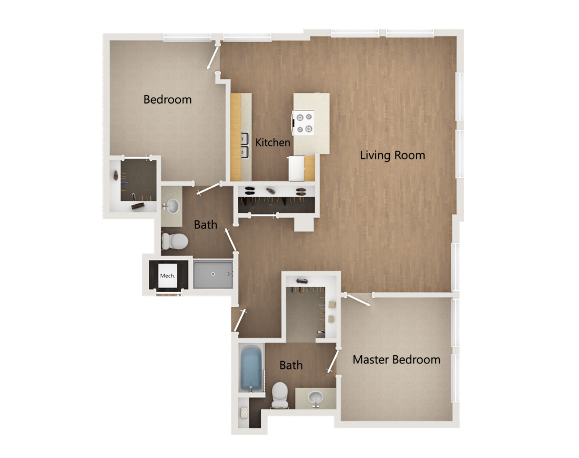 Kansas City Apartment: 1004 Baltimore Ave