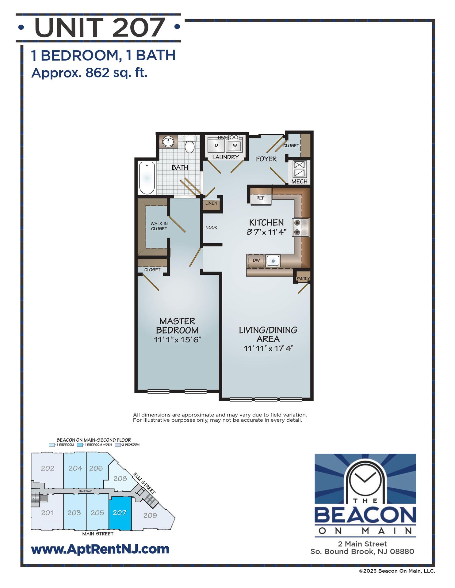 South Bound Brook Apartment: 2 Main Street