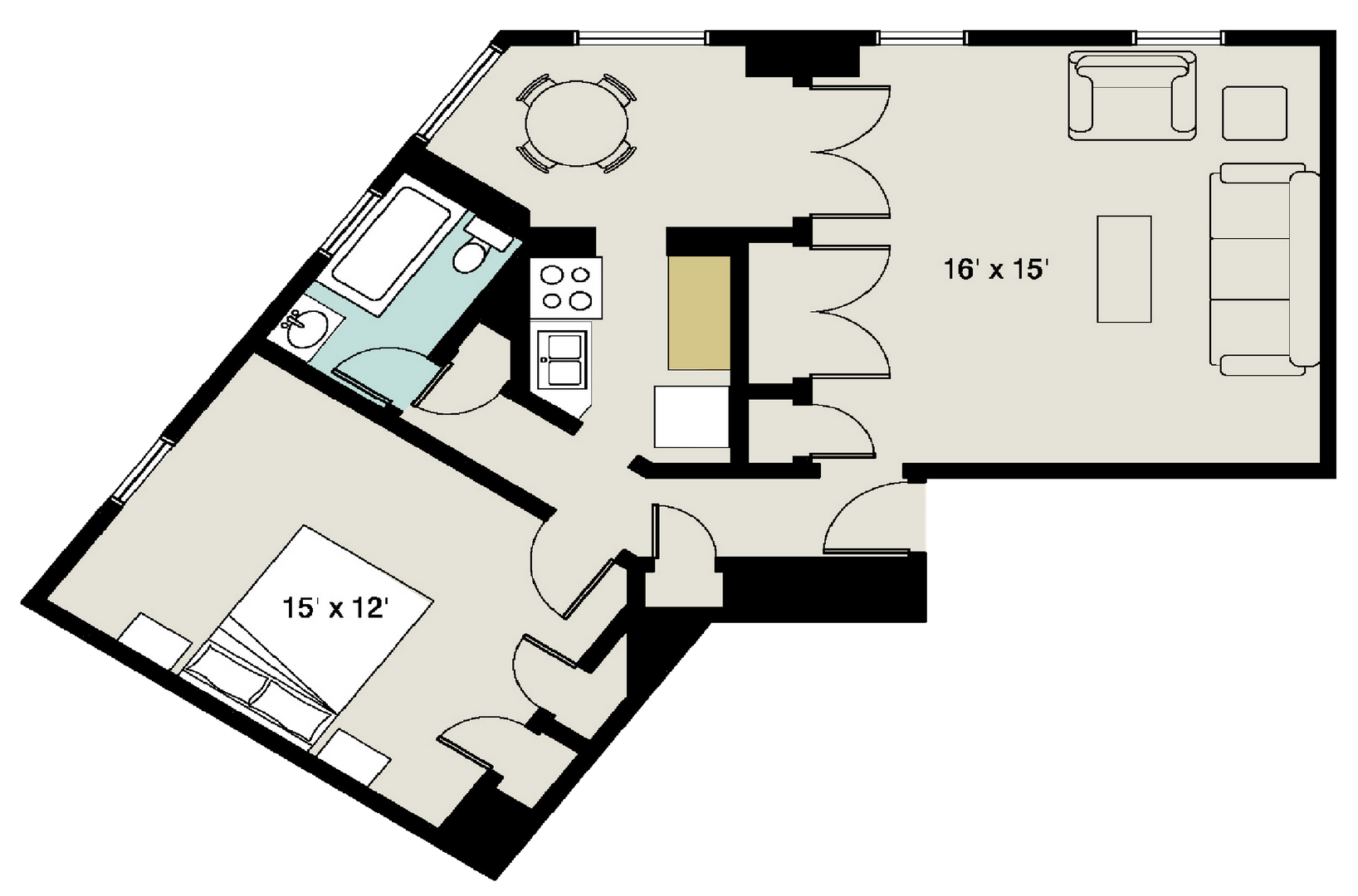 Richmond Apartment: 1600 Monument