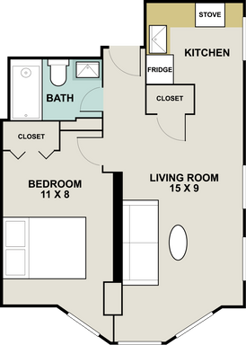 1 Bedroom Rental – 716 Washington Place , Baltimore, MD 21201
