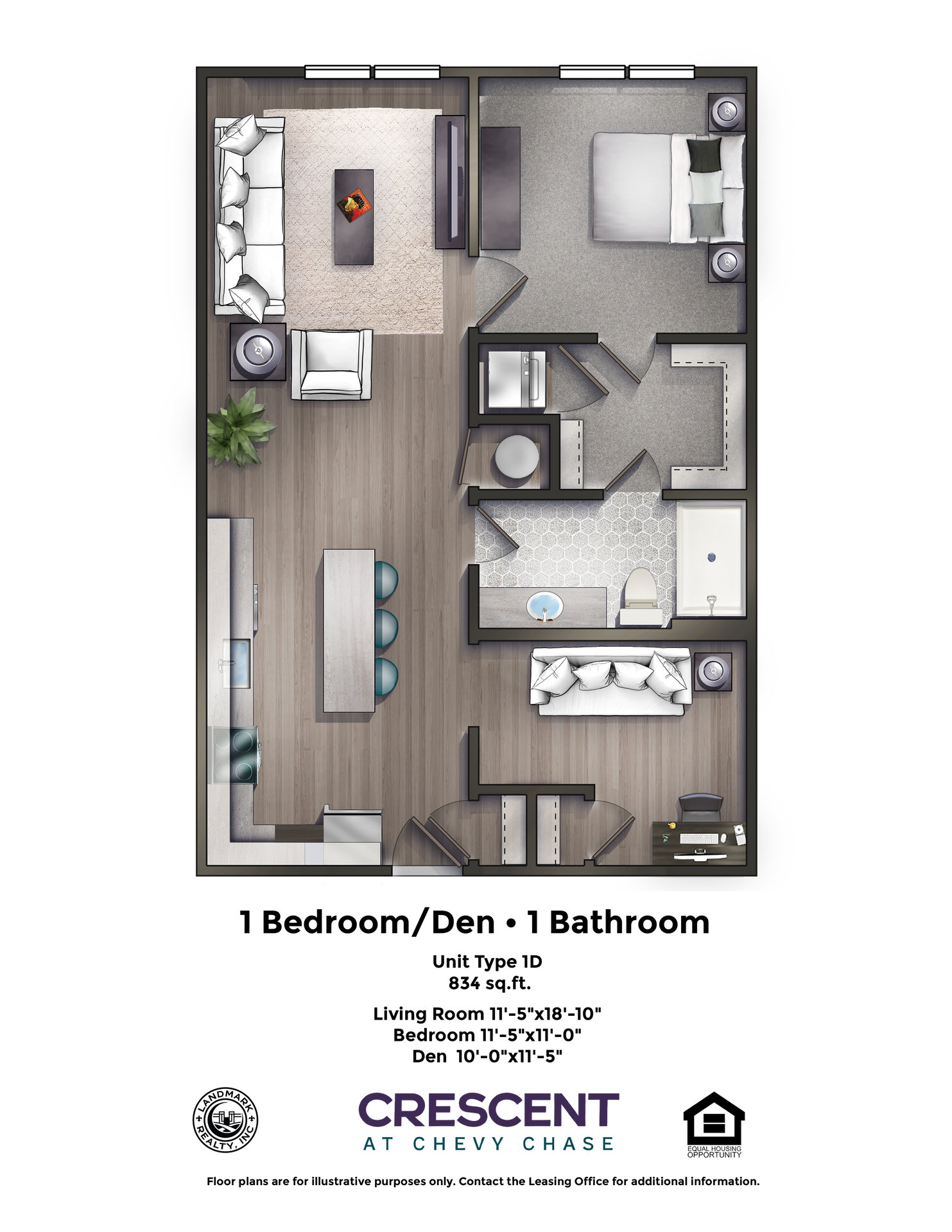 Chevy Chase Apartment: 3929 Landmark Court