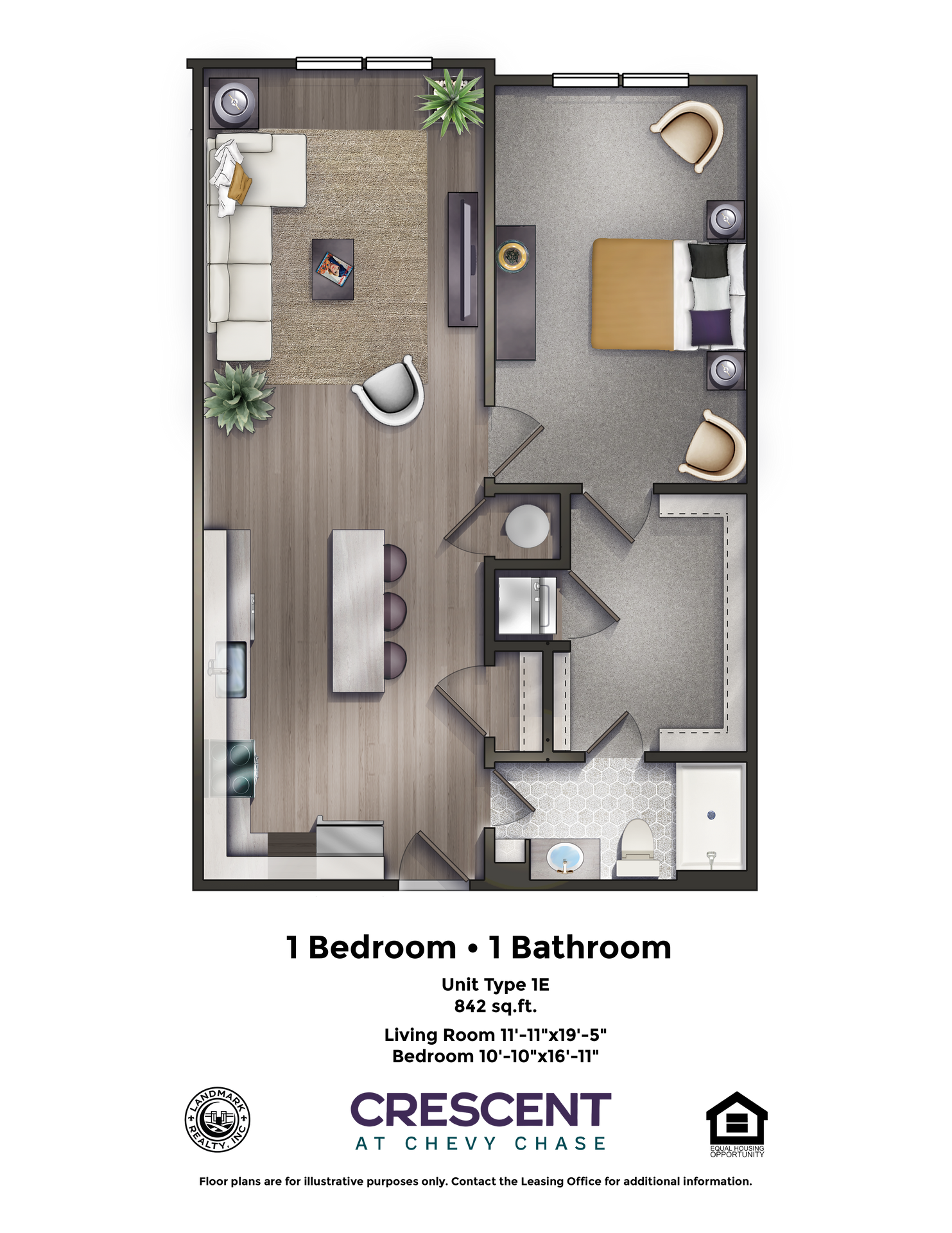 Chevy Chase Apartment: 3929 Landmark Court