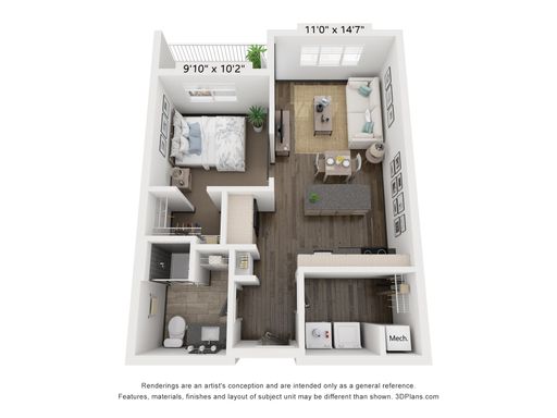 1 Bed 1 Bath Rental at 320 W Broadway #308, Monona, WI – photo 1