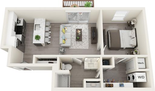 Archer One Bedroom / One Bathroom
