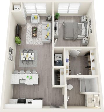 Archer One Bedroom / One Bathroom