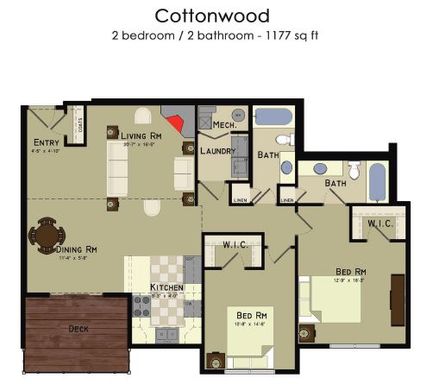 Village on the Preserve - 2 Bedroom/2 Bath (Cottonwood) – photo 1