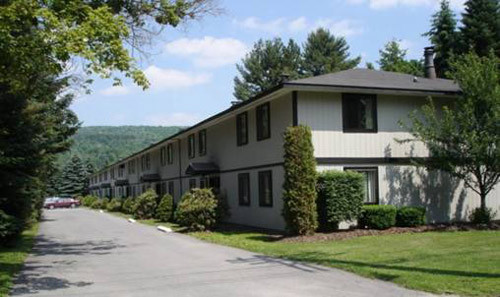Norwich, NY. Two bedroom apartment with balcony.