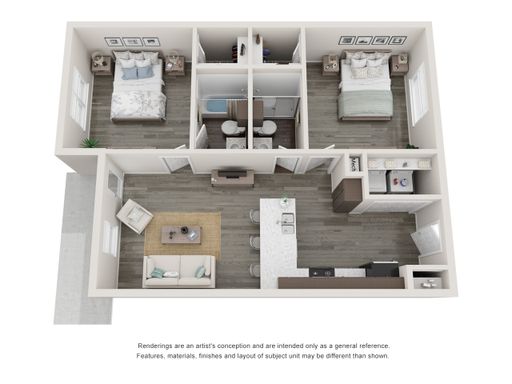 Two Bedroom, Two Bath – photo 1