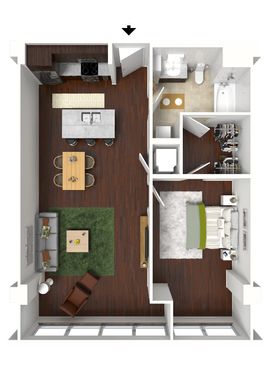 Renovated 1 Bedroom / 1 Bathroom - 825 Sq Ft – photo 1
