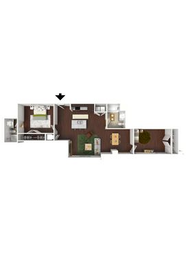 2 Bedroom / 2 Bathroom - 1010 Sq Ft – photo 1