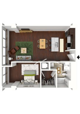 Newly Renovated 1 Bedroom / 1 Bathroom - 825 Sq Ft – photo 1