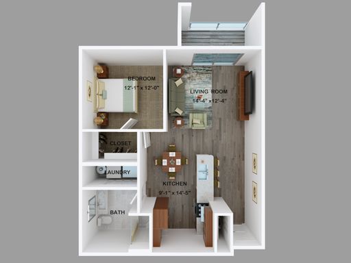 Beautiful North facing unit with glass balcony. A must see! – photo 1