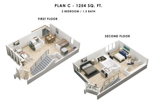 2 Bedroom Townhome – 1760 Campbell Rd, Houston, TX 77080