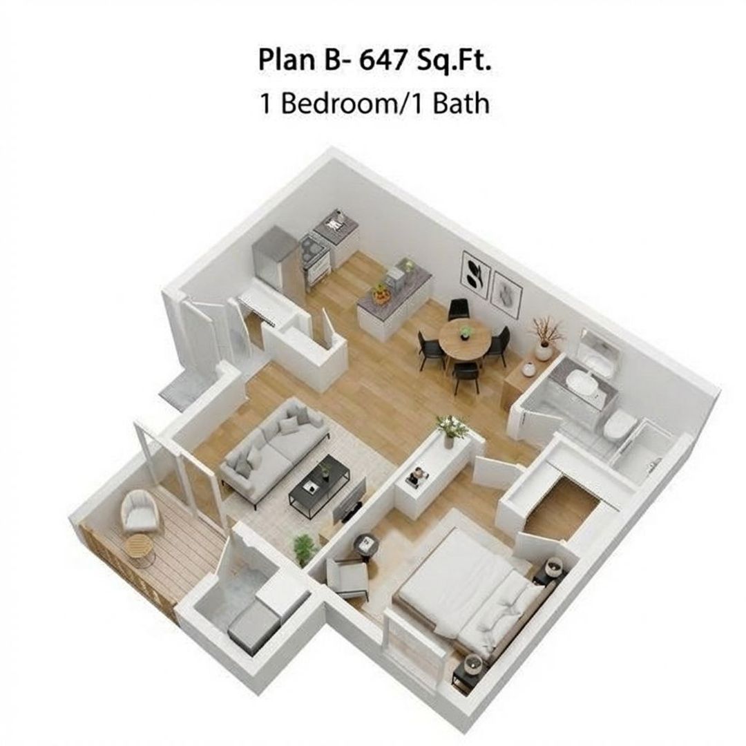 Houston Apartment: 4222 Lockfield St