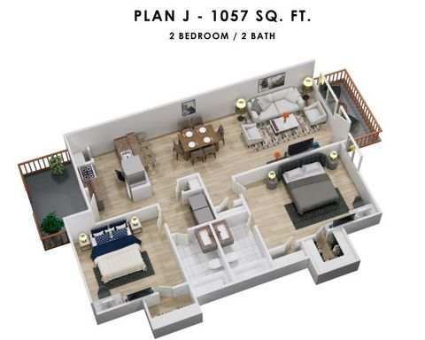 2 Bedroom Apartment – 1760 Campbell Rd, Houston, TX 77080