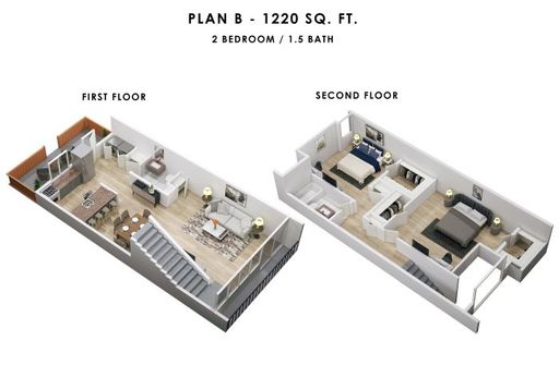2 Bedroom Townhome – 1760 Campbell Rd, Houston, TX 77080