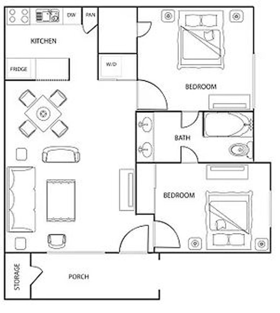 Houston Apartment: 3023 Woodcreek Lane