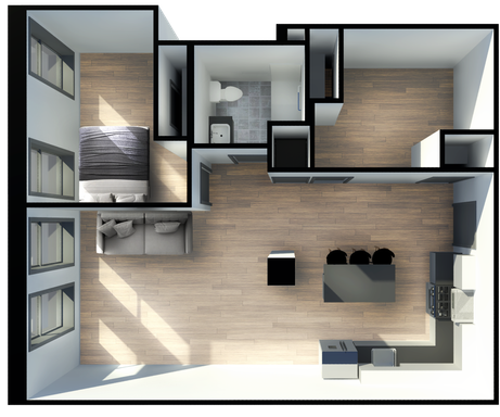 Huge Open Concept w/ Bonus Office - Second Floor - 1 bedroom/1bathroom - $2595 - Downtown Manchester – photo 1