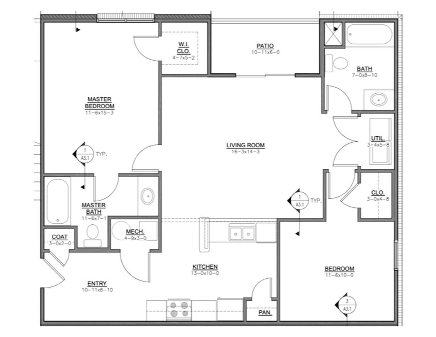 Winchester Apartment: 115 Pinnacle Place