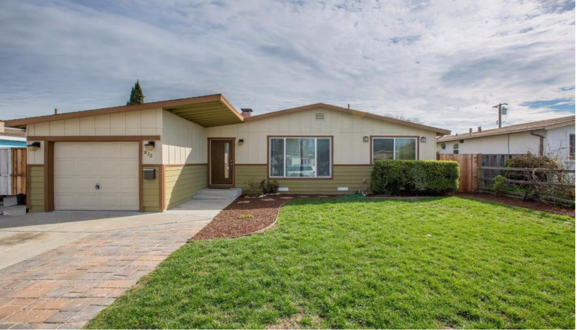 Sunnyvale Apartment: 832 San Rafael Street