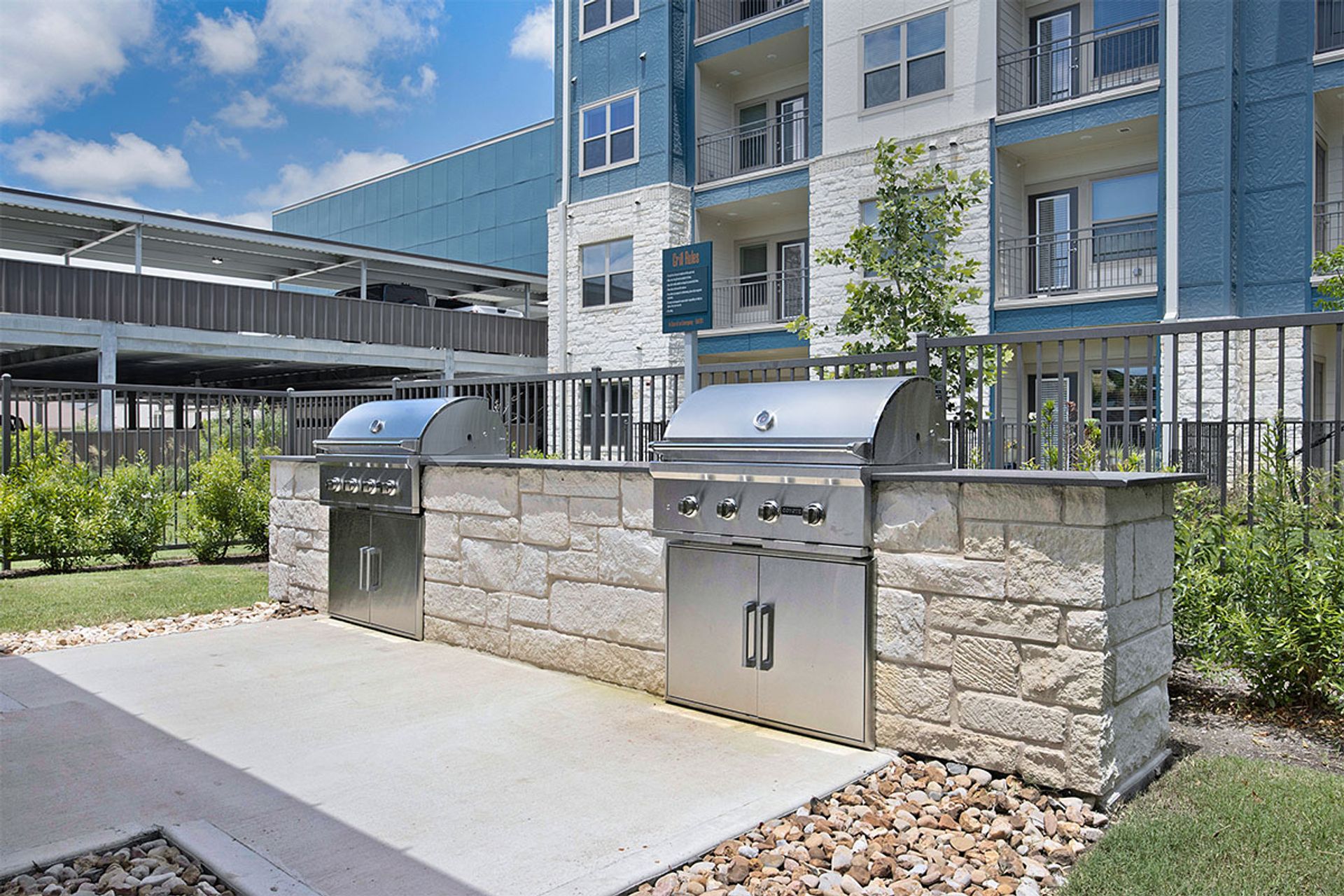 Grill area at The Current (2 of 3)