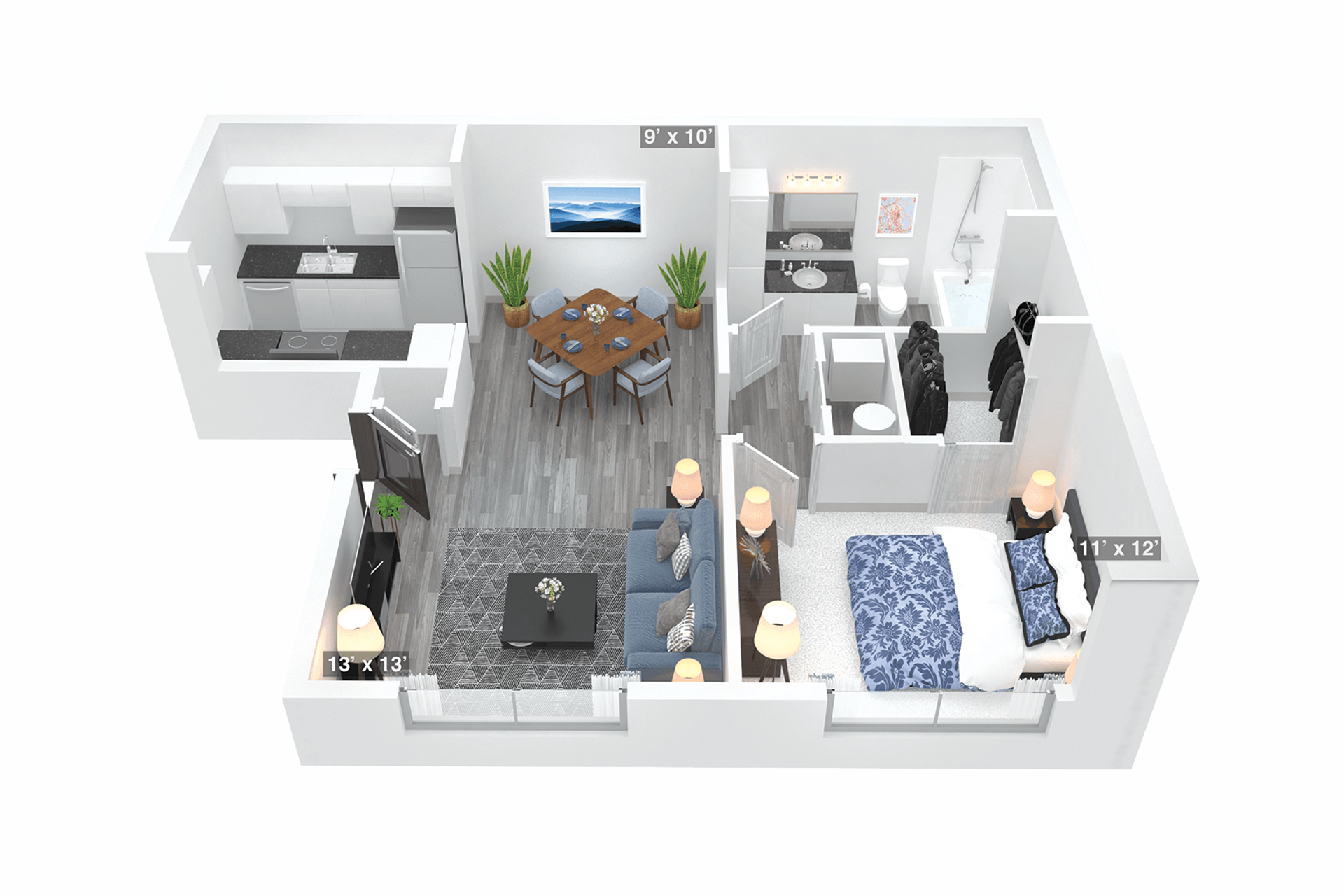 Alice Apartment: 110 S Stadium Road