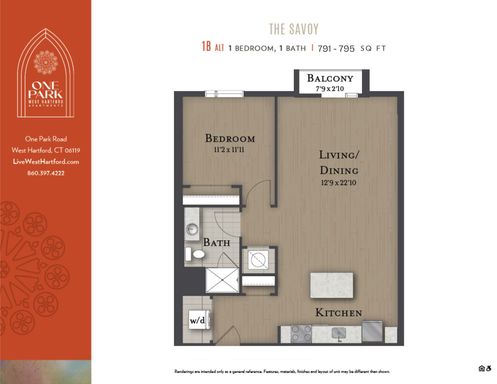 Spacious 1-Bedroom with Balcony – photo 1