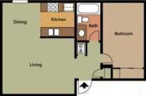 1 bed/1 bath – photo 1