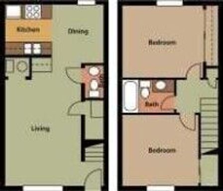 2 bed/1.5 bath – photo 1