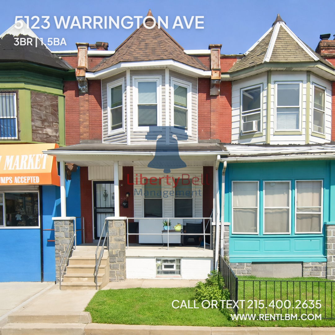 PHILADELPHIA House: 5123 WARRINGTON AVE