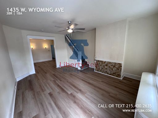 3 Bedroom Rental – 1435 W. WYOMING AVE, PHILADELPHIA, PA 19140