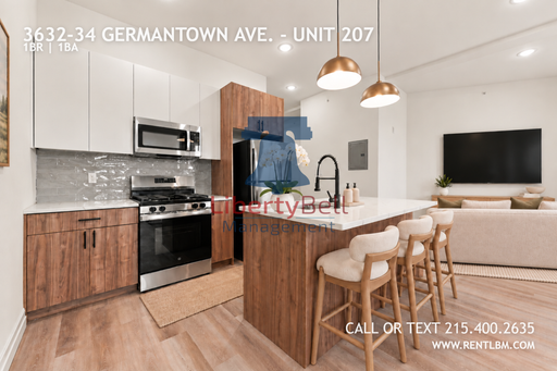 1 Bedroom Apartment – 3632-34 Germantown Ave. - Unit 207, Philadelphia, PA 19140