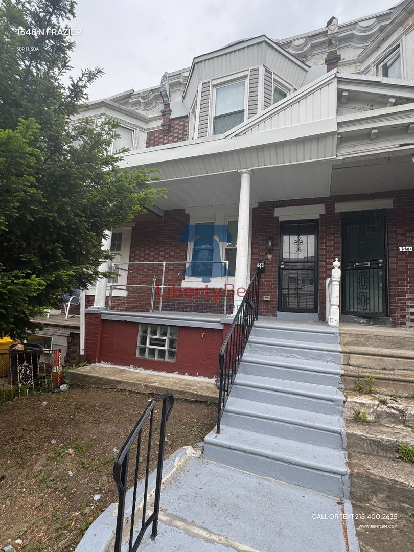 PHILADELPHIA House: 1548 N FRAZIER ST.