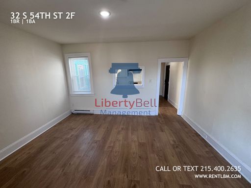 1 Bedroom Apartment – 32 S 54TH ST, 2F, PHILADELPHIA, PA 19139-3311