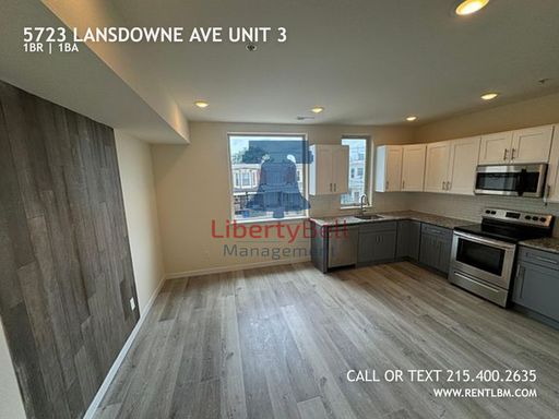 1 Bedroom Apartment – 5723 LANSDOWNE AVE, UNIT 3, PHILADELPHIA, PA 19131-3423