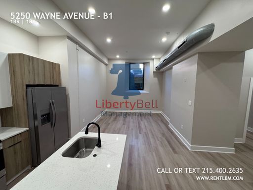 1 Bedroom Apartment – 5250 Wayne Avenue - B1, Philadelphia, PA 19144