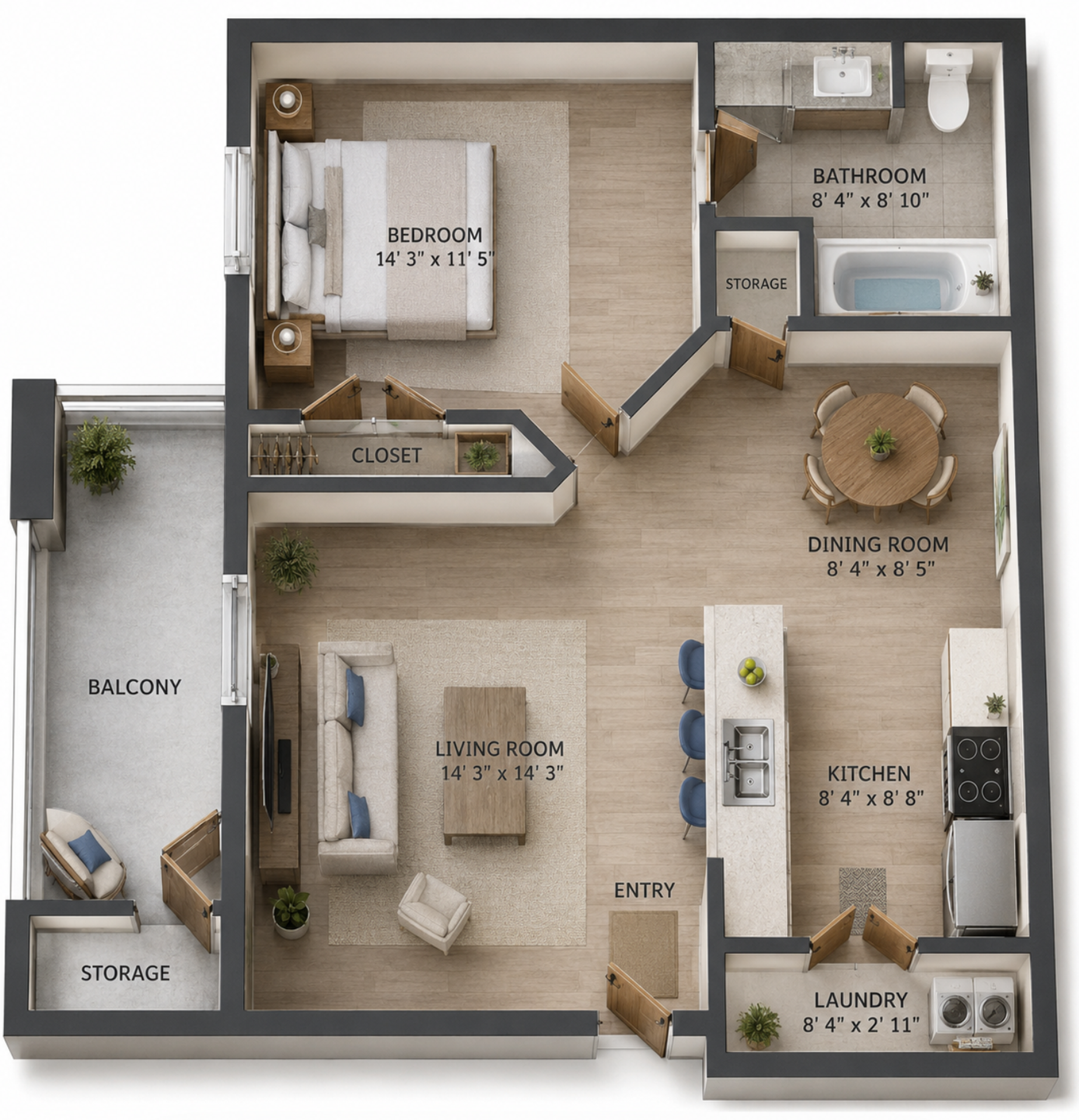 Clarksville Apartment: 500 Kraft Street
