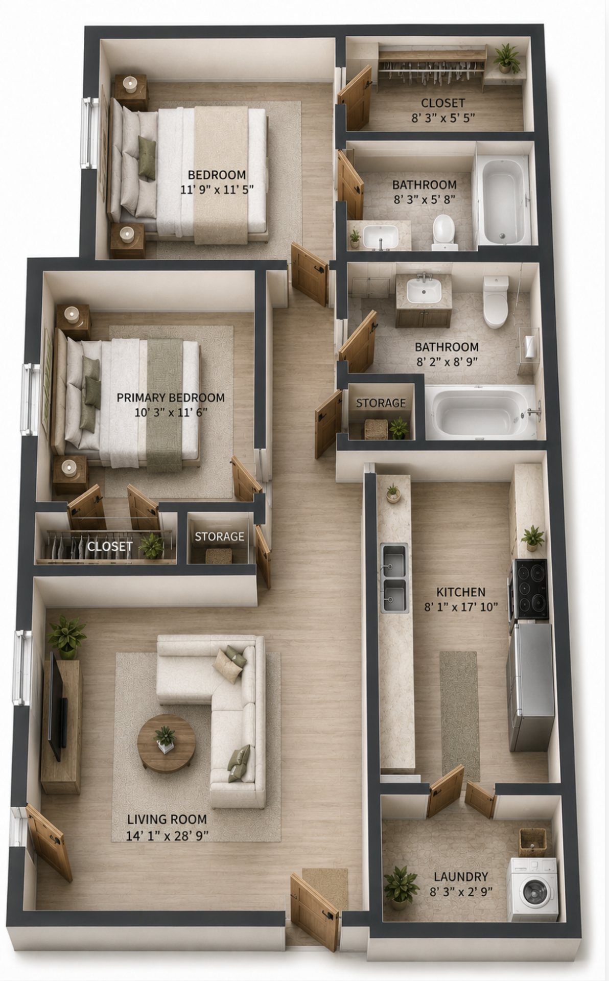 Clarksville Apartment: 500 Kraft Street