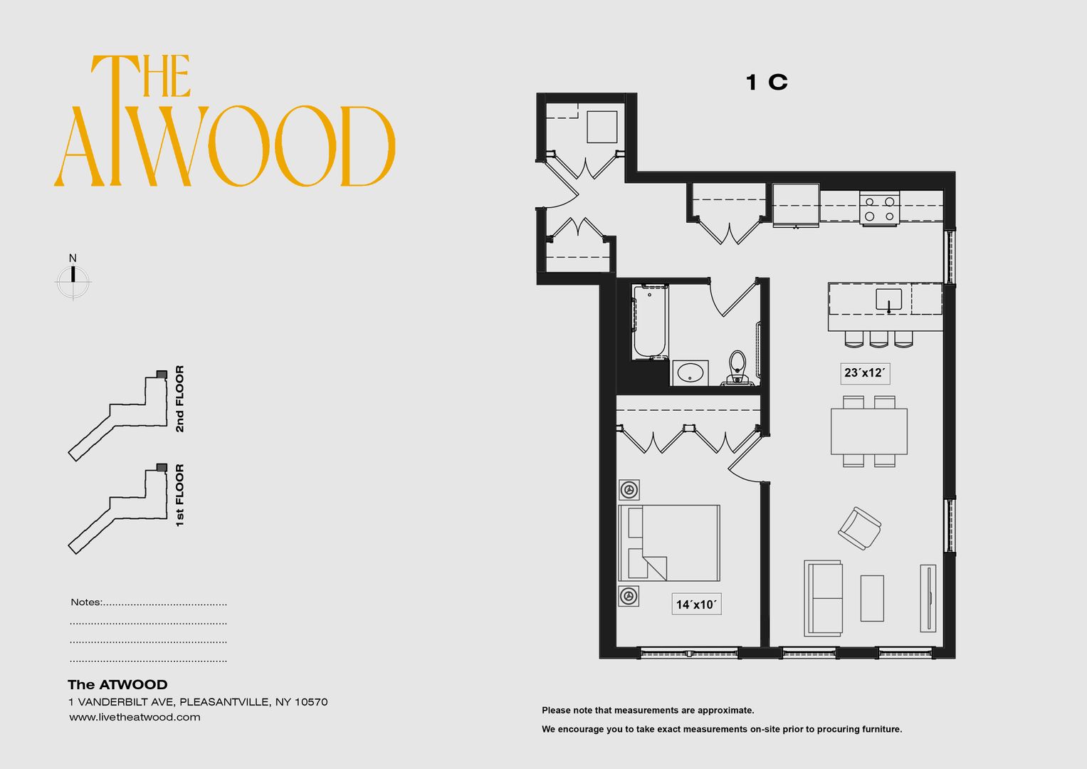 Pleasantville Apartment: 1 Vanderbilt Ave