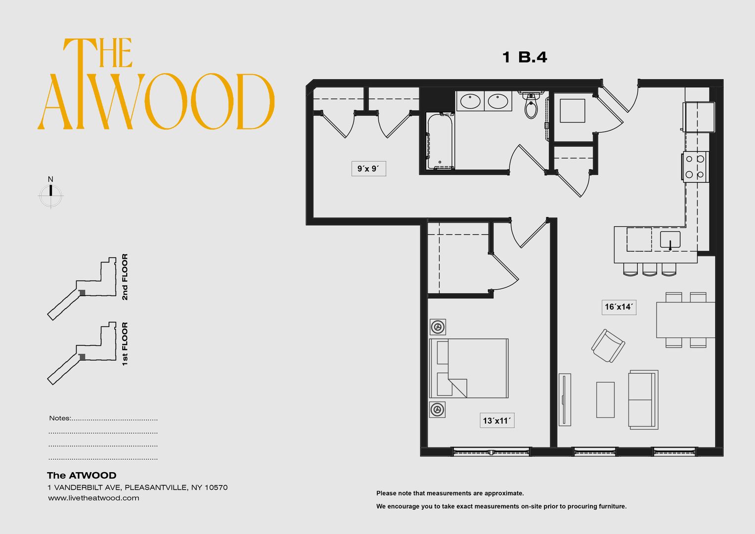 Pleasantville Apartment: 1 Vanderbilt Ave