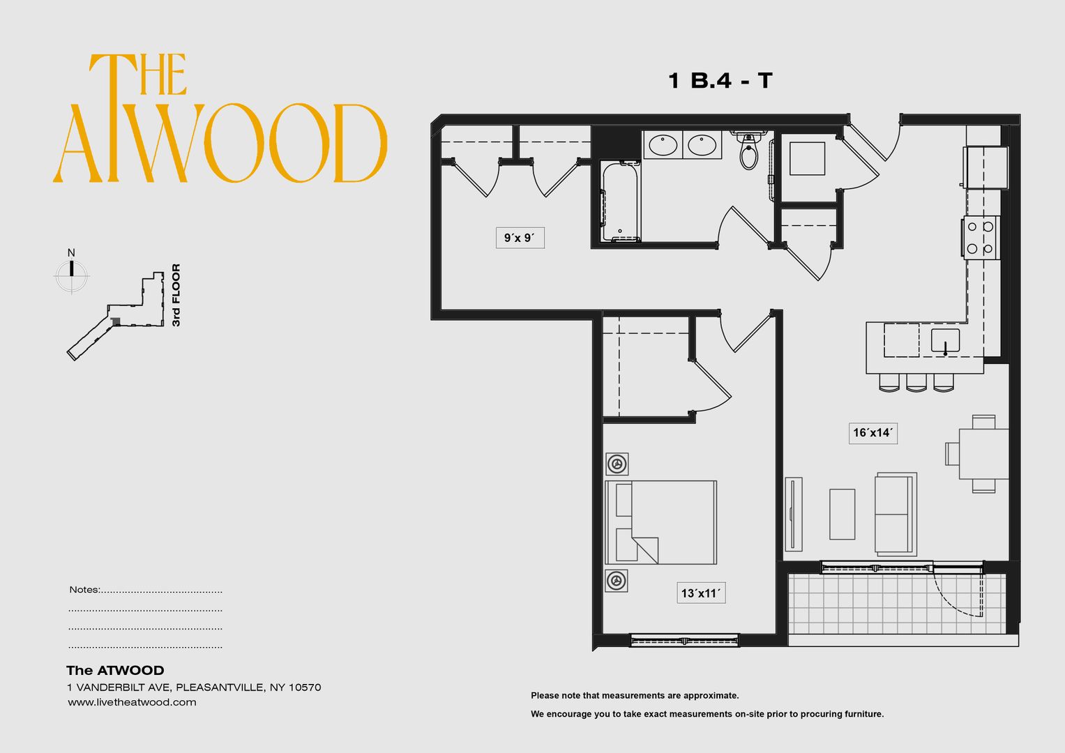 Pleasantville Apartment: 1 Vanderbilt Ave
