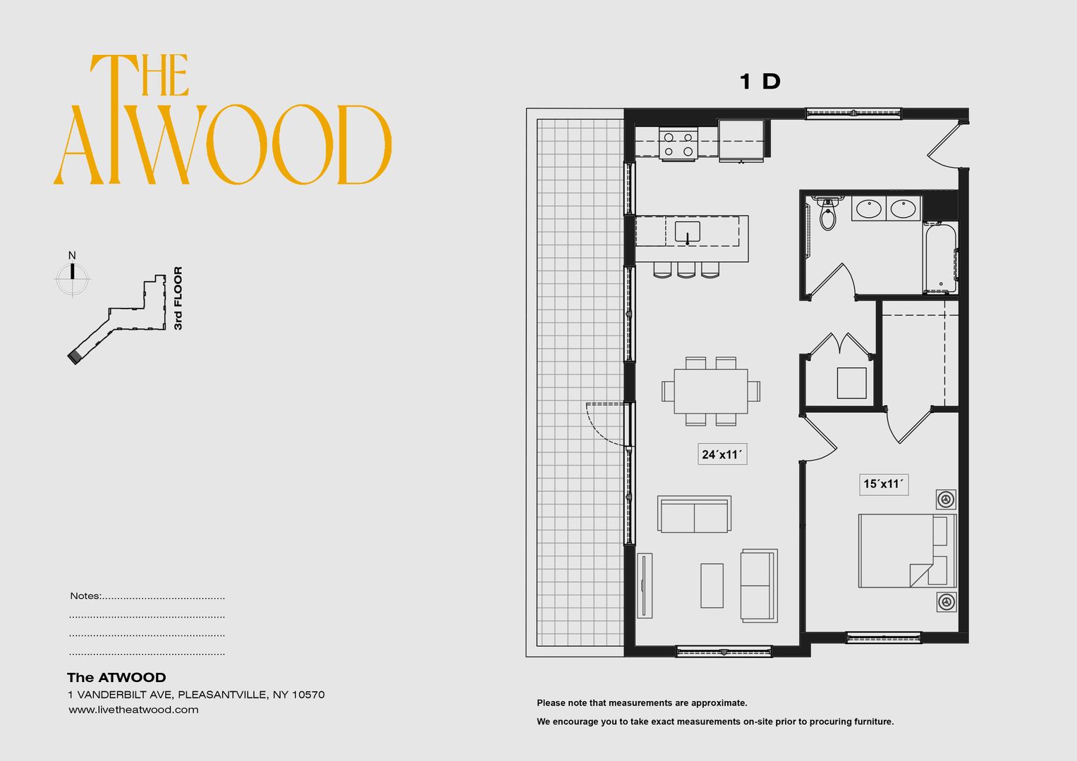 Pleasantville Apartment: 1 Vanderbilt Ave