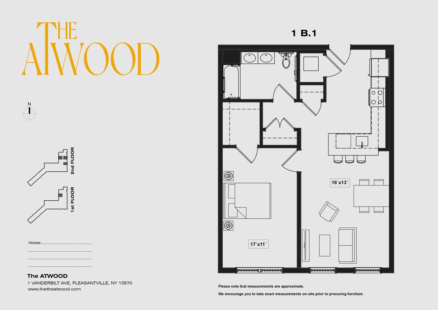 Pleasantville Apartment: 1 Vanderbilt Ave