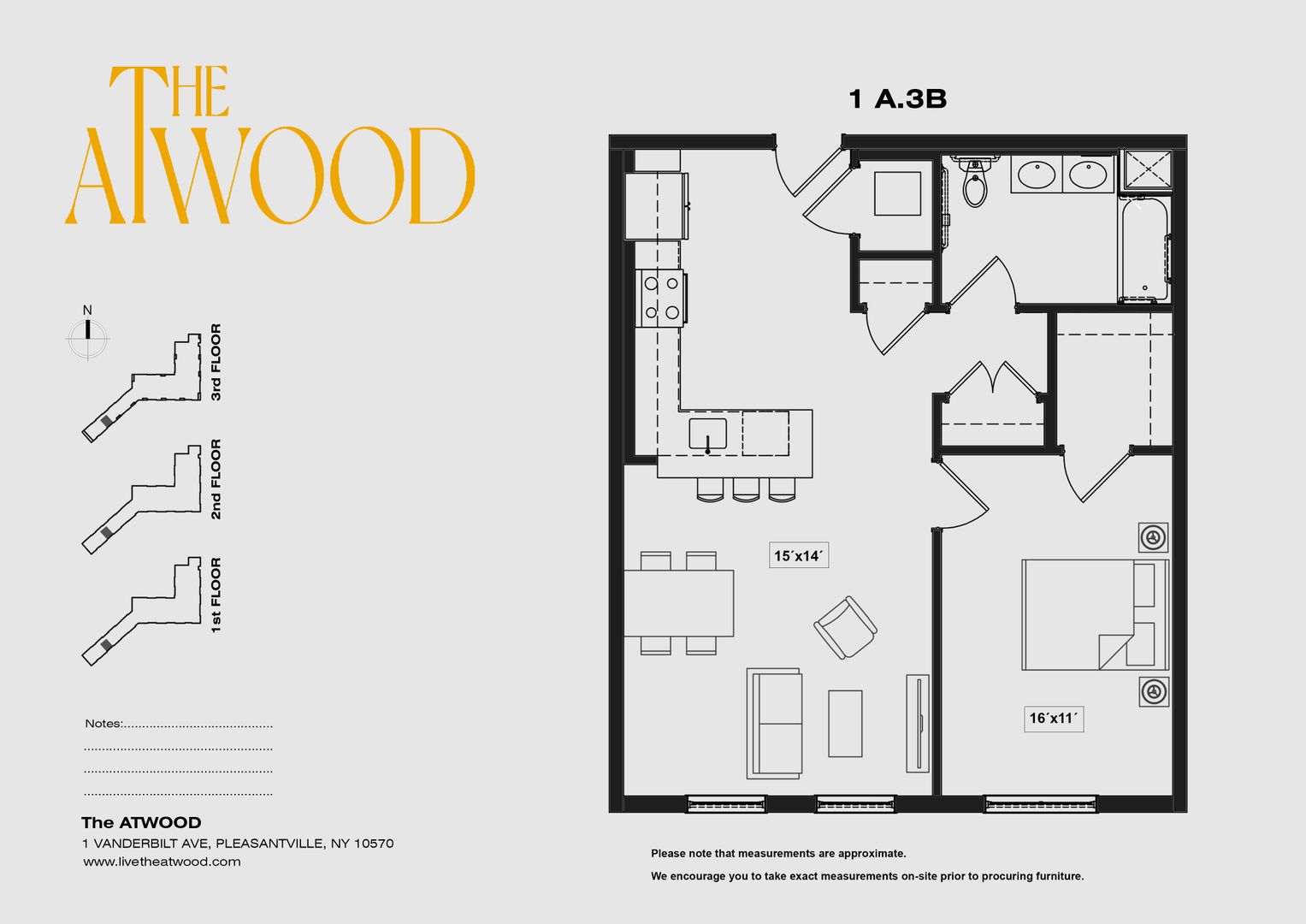 Pleasantville Apartment: 1 Vanderbilt Ave
