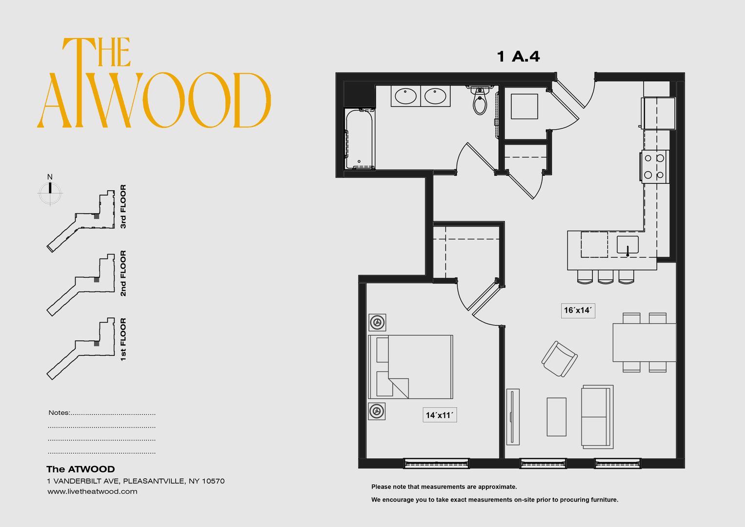 Pleasantville Apartment: 1 Vanderbilt Ave