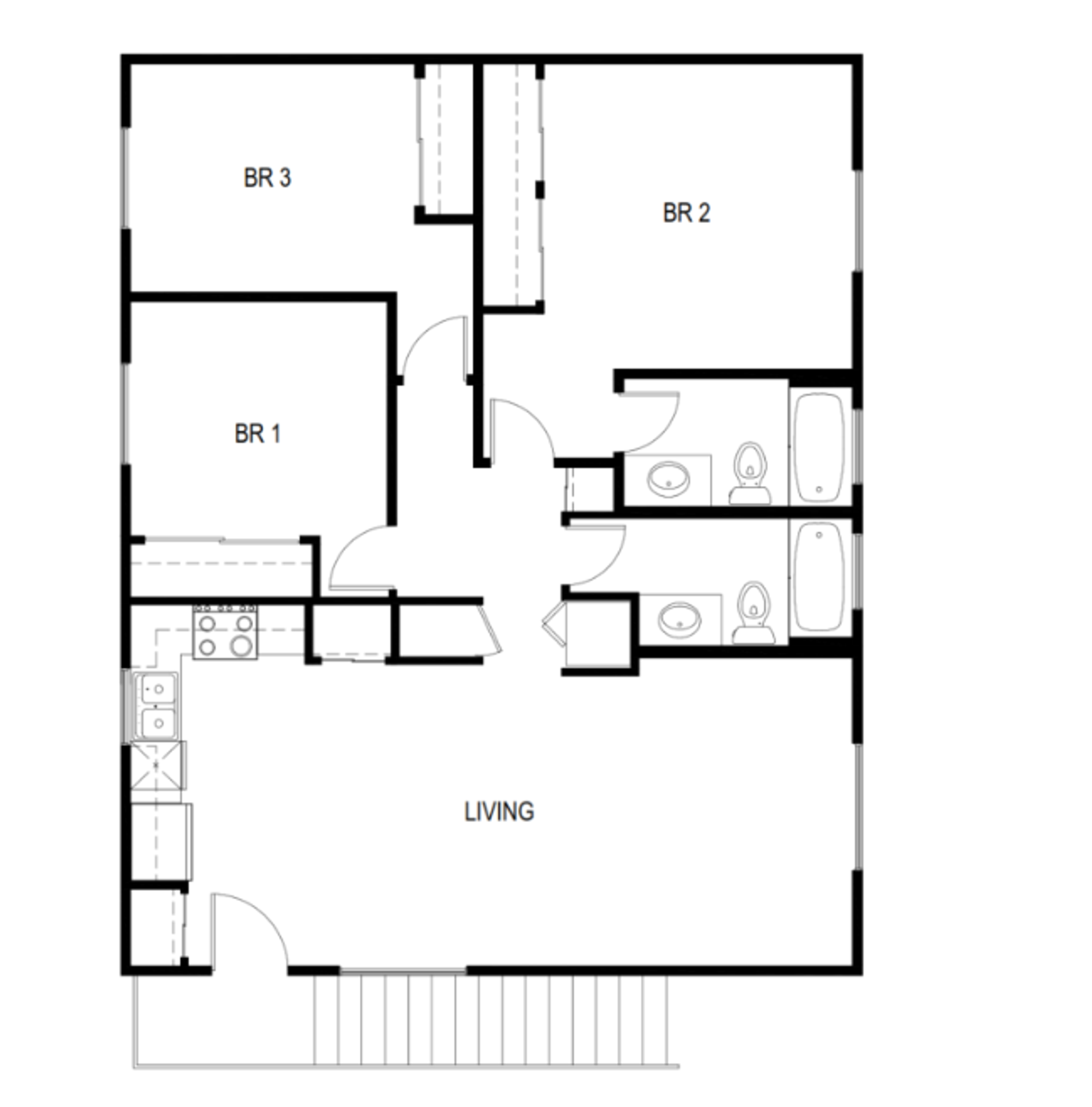 Phoenix Apartment: 1135 E Chipman Rd.