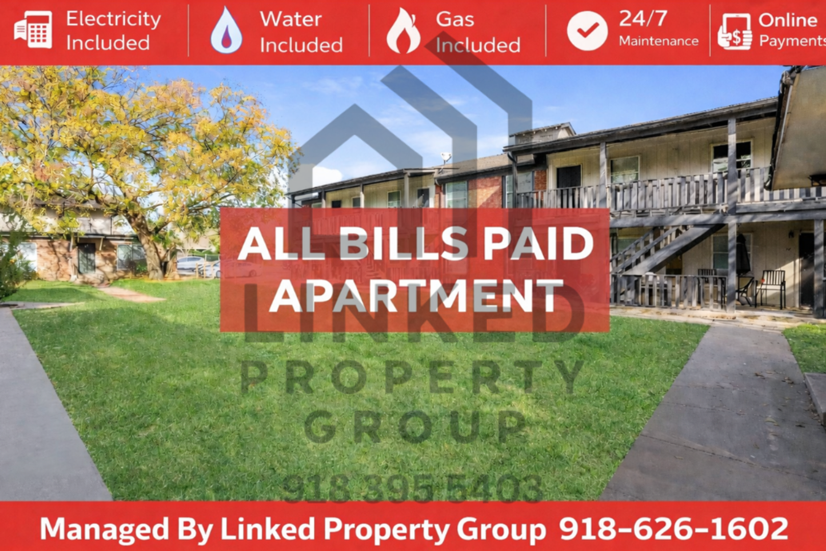 Tulsa Apartment: 6330 E Seventh St
