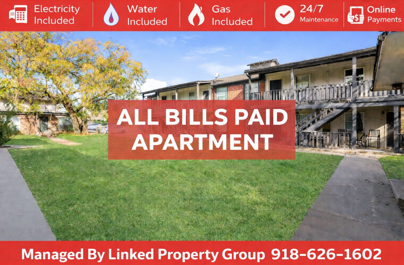 Tulsa Apartment: 6330 E Seventh St