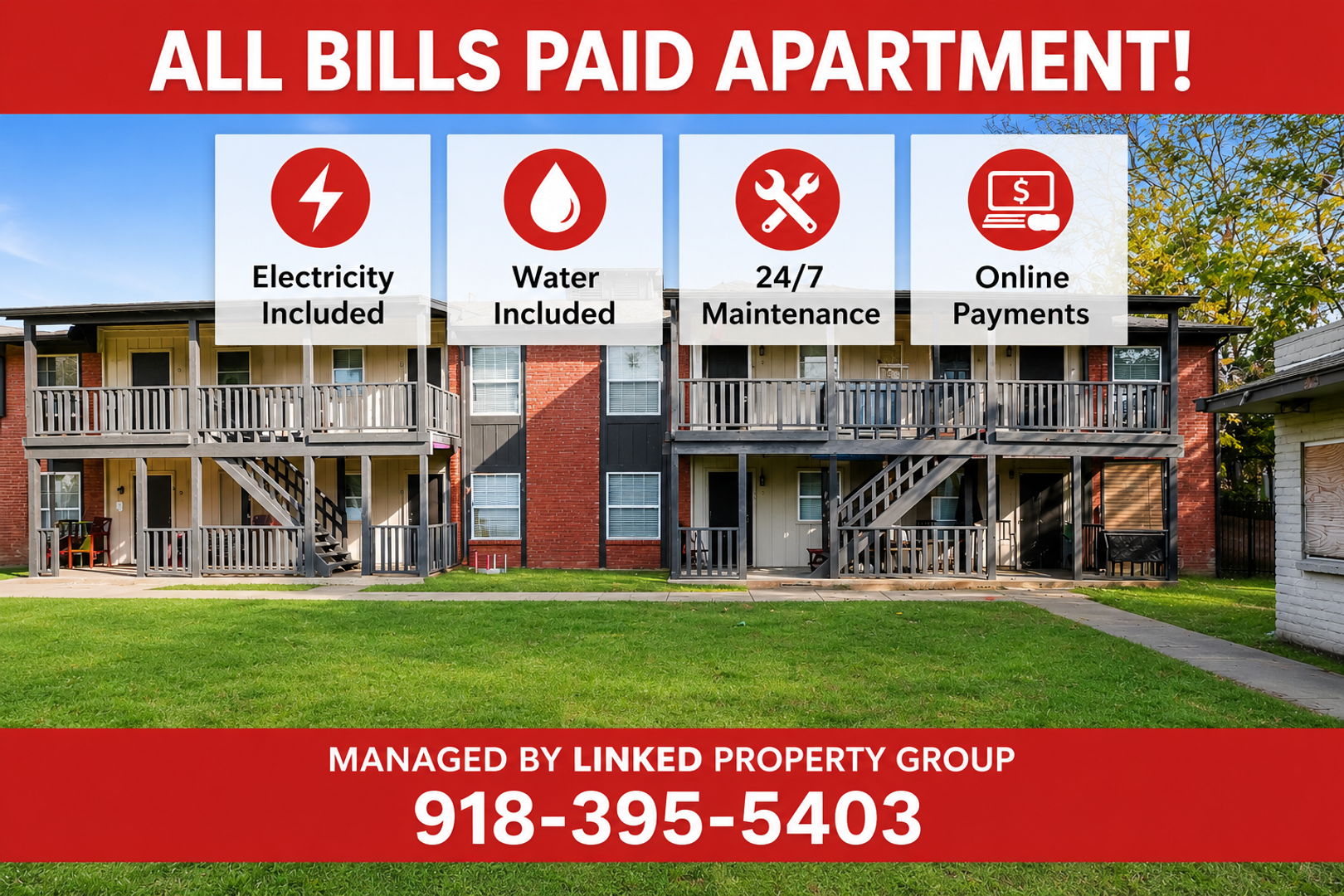 Tulsa Apartment: 6330 E Seventh St